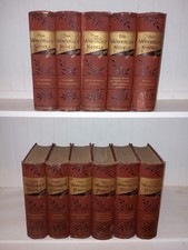 Antique The Waverley Novels Sir Walter Scott c1890 Victorian Binding 11 Volumes picture