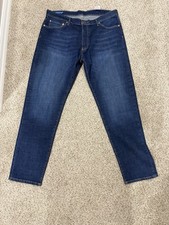 JMcLaughlin Men’s Hyland Long Jeans Size 38 Blue Denim Straight Leg NWT picture