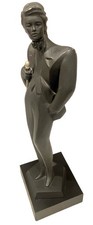 VTG 1989 31 Inch Austin Productions Alexander Danel Black Tie High Man Sculpture picture