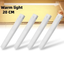 4-Pack 20cm Magnetic Under-Cabinet Lights – USB Rechargeable with Motion Sensor picture