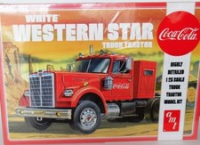 AMT Western Star Truck Cab Plastic Model Kit Coke 1/25 New picture