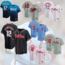 hot Philadelphia Phillies Kyle Schwarber #12 ALL OVER PRINT Jersey SIZE S-5XL picture
