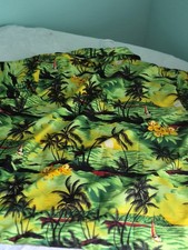 Men's Tropical Shirt 3XB Short Sleeve, Button Down, Silk, Caribbean picture