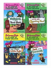 Princess Pink and the Land of Fake-Believe Books Lot 4 Scholastic Branches picture