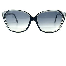 Jean Louis Scherrer 1970’’s Black Sunglasses, Colorblock, Made in France H15639 picture