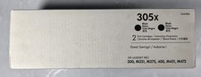 HP 305X CE410XD High Yield Black LaserJet Toner Cartridge 2-Pack New Sealed picture