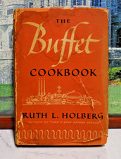 1955 The Buffet Cookbook Ruth L Holberg Enlarged Edition HC Dust Jacket picture