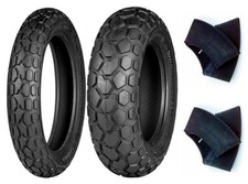 Shinko 130/80-18 & 180/80-14 E200 Tire & Tube Set 87-25 Yamaha TW200 Trail Way picture