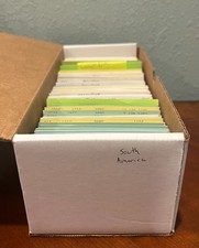 Argentina, Peru & Colombia Stamp Collection On Hundreds of Dealer Cards ZAYIX picture