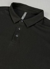 Vuori Westport Long Sleeve Polo Shirt Mens XL Black Golf Athleisure V270 Stretch picture