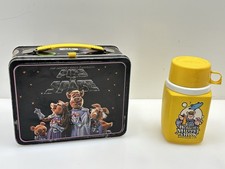 Pigs in Space Jim Henson’s The Muppet Show Metal Lunchbox w/ Thermos picture