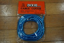 NOS Dixie Cycle Blue Motorcycle Custom Cable Wrap picture