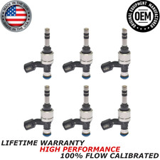 x6 NEW OEM Acdelco Fuel Injectors for 2012-2015 Chevrolet Camaro 3.6L V6 picture