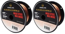 ER70S-6 0.035 in. Dia 2 lbs. Copper Coated Solid Wire (2 Rolls) picture