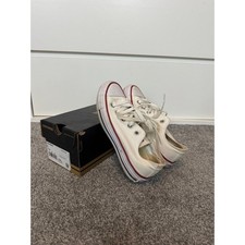 Converse Chuck Taylor All Star White Low Top Sneakers Womens Size 5 M7652 picture