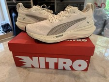 Puma Forever Run Nitro 2, Size 9.5 Mens, WHITE/OFF WHITE NEW IN BOX 🔥👀✅ picture