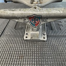 Independent Mountain 169 Hollow Raw Skateboard Trucks Pair Used Grind Wear picture