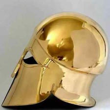 Christmas Medieval Greek Helmet Corinthian Helmet Knight Brass plating Helmet picture