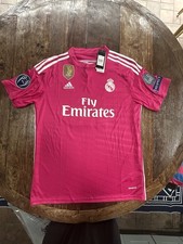 New Retro 2014/2015 Real Madrid Chicharito #14 Pink Soccer Jersey Men's picture