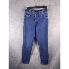 Levis 550 Jeans Mens 29x33 Blue Relaxed Fit Tapered Medium Wash Orange Tab 90's picture