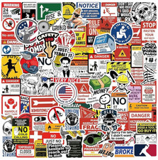 160 Funny Blue Collar Stickers for Adult Men's Hard Hats & Tools - Great Gifts picture