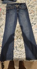 Y2K VINTAGE Seven7 Women's Bootcut Blue Medium Wash Denim Regular Fit 5-Pocket picture