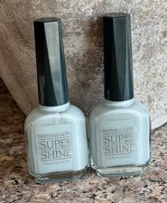 x2 NATURAL GLOW SUPER SHINE NATURISTICS NAIL POLISH IN CORNFLOWER PEARL picture