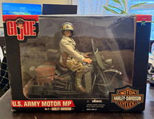 Hasbro G.I. Joe U.S. Army Motor MP No.2 Harley-Davidson Playset + Base picture