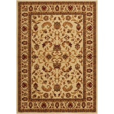 CREAM IVORY BEIGE BORDERED TRADITIONAL AREA RUG Persien ORIENTAL FLORAL CARPET picture