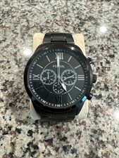 Fossil Flynn 48 mm Black Stainless Steel Men's Wristwatch picture
