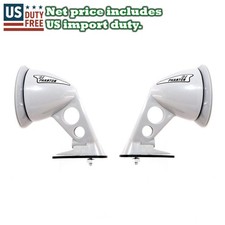 Fit 1978-1989 Mitsubishi Champ Mirage Plymouth Dodge Colt Gray Fender Mirror Set picture