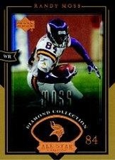 2004 UD Diamond All-Star #23 Randy Moss - FB picture