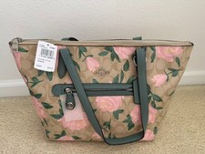 Coach Camo Rose Signature Taylor Tote – Style 31206 – Light Khaki/Blush – NWT picture