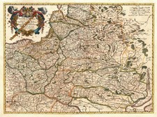 1650s Vintage World Map Old Style Poster Kingdom of Poland 24 x 32 Inch #046 picture