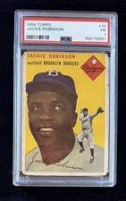 1954 Topps - #10 Jackie Robinson - PSA 1 (Newly Graded) picture