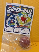Vintage 1965 Wham-O Super Ball, No. 278, still sealed in original packaging. Red picture