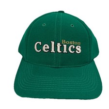 NEW Vintage 90’s NBA Boston Celtics Fitted Hat Size 7 1/8 Wool picture