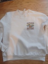 Vintage Spuds Mackenzie The Original Party Animal Bud Light Sweat Shirt Size L picture