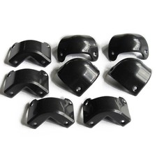 4x Front+4x Rear Black Plastic Guitar AMP Amplifier Cabinet Corner For Marshall picture