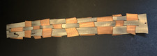 Jason Mernick Brutalist California Artist Woven Copper/Stainless Steel Sculpture picture