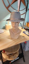 Stetson Stratoliner Gray Milan Straw size 7 3/8 59 picture