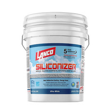 Lanco Siliconizer Acrylic Elastomeric White Reflective Roof Sealer, 5 gallon picture