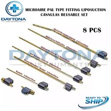 Reuseable MicroAire Type Pal Cannulas Set of 8 PCs Liposuction Cannula picture
