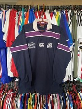 2000 2002 SCOTLAND RUGBY UNION SHIRT JERSEY LONG SLEEVE CANTERBURY sz L MEN  picture