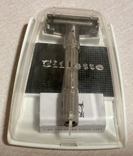 Vintage 1966 Gillette Slim Adjustable Razor With Case - w/Free Gillette Blades picture