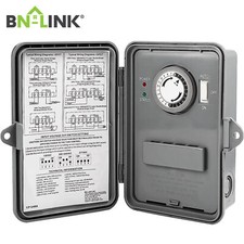 BN-LINK 24Hr Programmable Pool Pump Timer Mechanical Box Heavy Duty For Pool picture