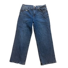 Kensie Jeans The Ella Women 14/32 Blue Excellent High Rise Straight Vintage Luxe picture