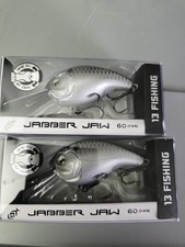 2x 13 Fishing Jabber Jaw 60 Lot in Black Back Shad, JJC60-79-81 (Discontinued)  picture