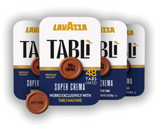 Lavazza Super Crema Espresso Tabs for Tabli Machines, 48 Count Box, Exp. 6/27 picture
