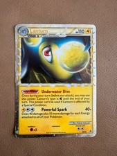 2010 Pokemon TCG Lanturn Prime 86/95 Holo Ultra Rare HGSS Unleashed picture
